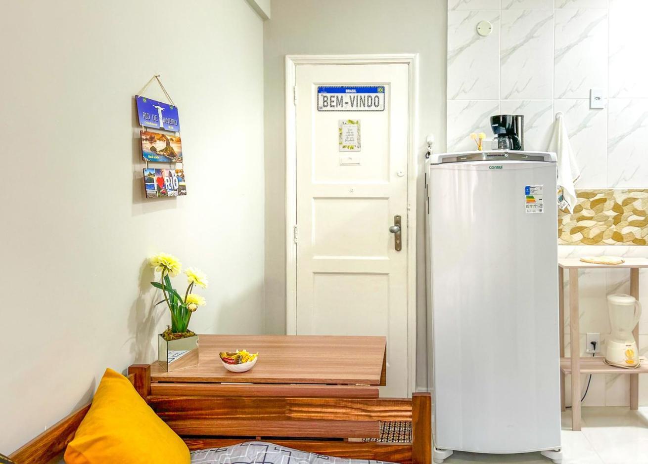 Otimo Studio C Wifi A 190M Da Praia Do Leme - Rj リオデジャネイロ エクステリア 写真